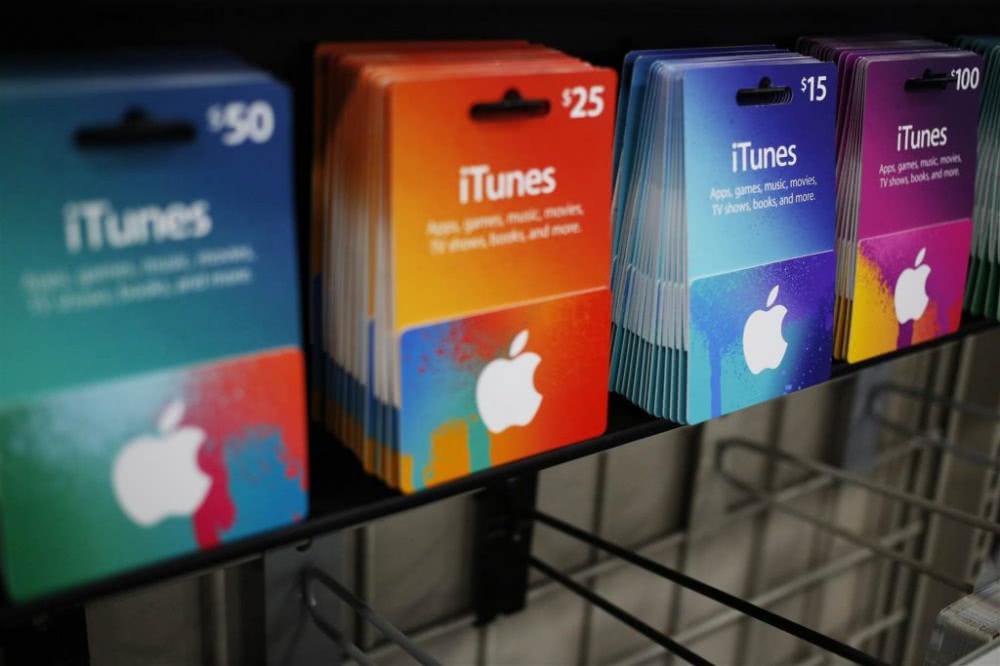 itunes music download cards