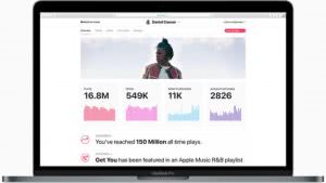apple music for artists tool screen shot