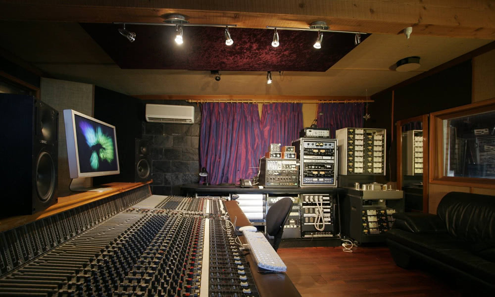 Recording studio at Grove Studios