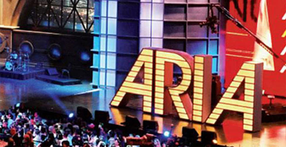 Undated image of an ARIA Awards ceremony