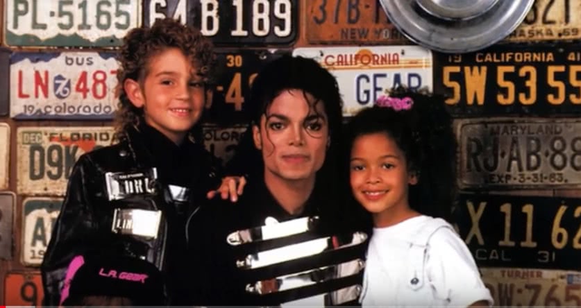 michael jackson with neice and nephew
