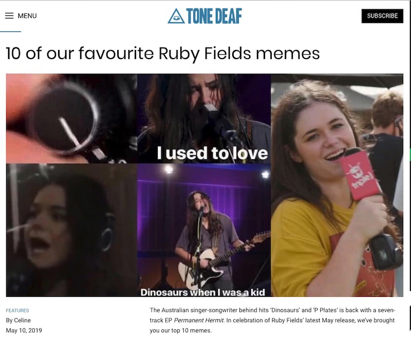 Best Ruby Fields memes