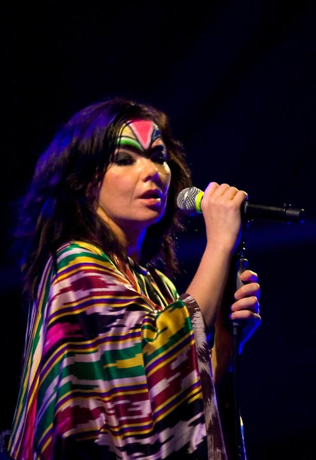 bjork onstage at Big Day Out