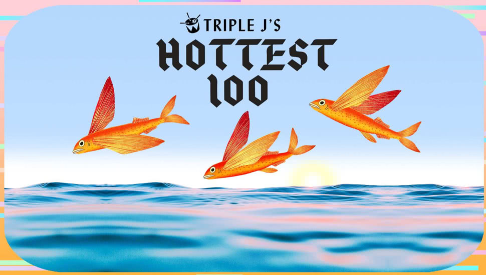 Screen shot of triple j's logo from the recent Hottest 100